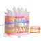 SUNCOLOR 13&#x22; Large Gift Bag with Card and Tissue Paper (Colorful Happy Birthday)